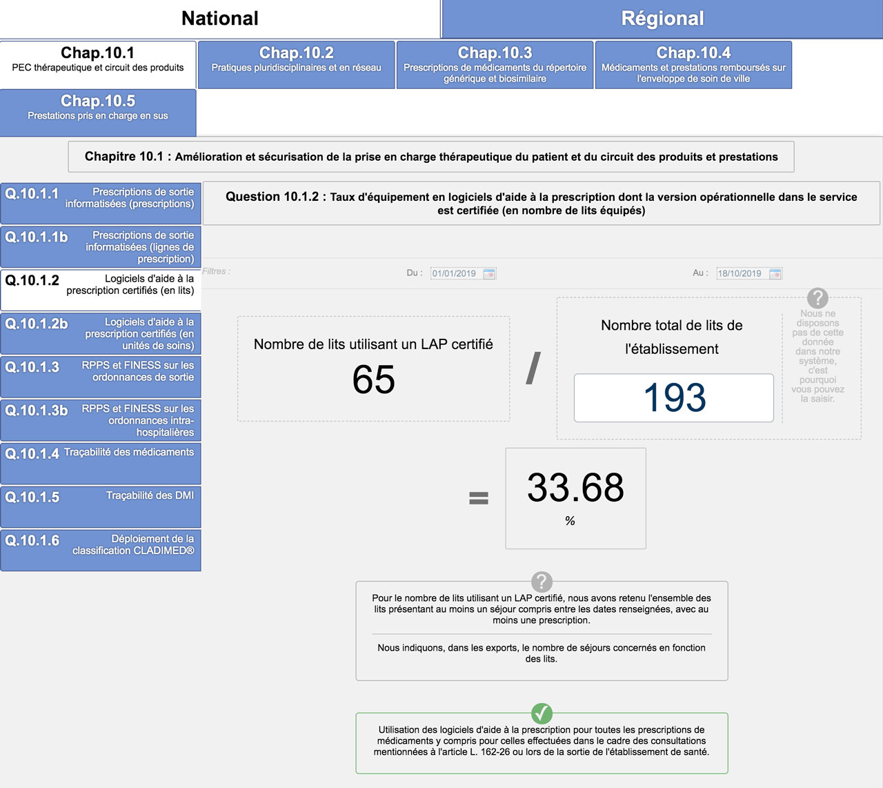 Exemple d'Indicateurs CAQES